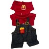 Doll Clothes Superstore Fast Food Worker in Slick Overalls Uniform for 17.5 Labubu Dolls - 4 of 4