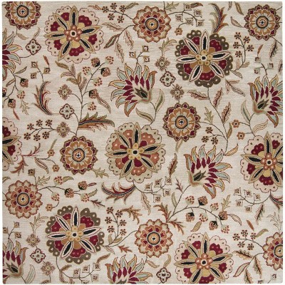 Hauteloom Longford Beige Floral Wool Carpet