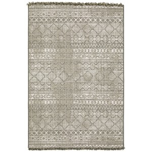 Oriental Weavers Gillian 4925A Beige/ Black Indoor/Outdoor Area Rug - 5'3" x 7'3" - 1 of 4