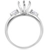 Pompeii3 3/8ct Pear Shape Engagement Semi Mount Ring Setting - 3 of 4