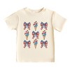 The Juniper Shop Patriotic Ice Cream Stacked Coquette Toddler Short Sleeve Tee - 2 of 4