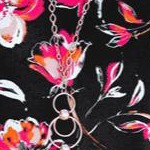 black sketch blossoms