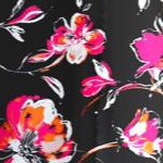 black sketch blossoms