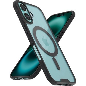 Smartish iPhone 16 MagSafe Case - Gripmunk Slim Grip Magnetic Cover - 1 of 4