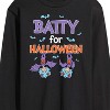 Men's - Dr. Seuss - Batty For Halloween Thing 1 and Thing 2 Long Sleeve Graphic T-Shirt - 2 of 4