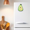Unique Bargains Refrigerator Magnet Irregular Shape Yellow 1Pc - 2 of 3