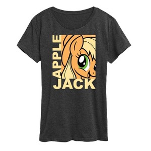 Women's - My Little Pony - Character Block Apple Jack Short Sleeve Graphic T-Shirt - 1 of 4