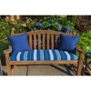 Casual Cushion Solid Sunbrella Fabric 1-Piece Indoor/Outdoor Square Throw Pillow - 2 of 4