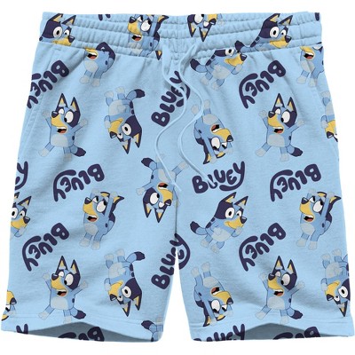 Men's Bluey Pajama Shorts - Blue