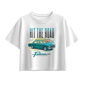 Girls' - Ford - Falcon Short Sleeve Boxy Graphic T-Shirt - 1 of 2