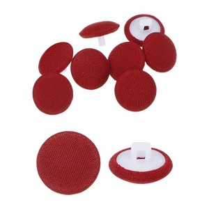 Unique Bargains Bridal Wedding Dress Suit DIY Satin Shiny Sewing Buttons 10 Pcs - 1 of 4