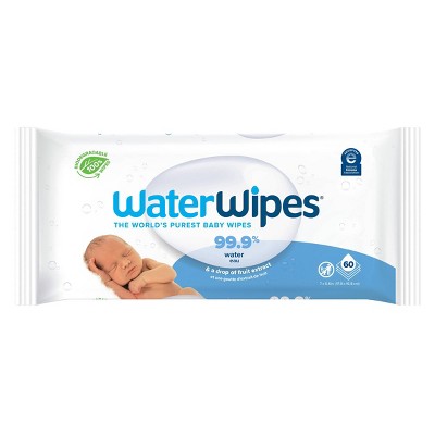 WaterWipes Biodegradable Original Baby Wipes - 60ct