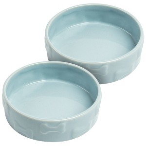 Park Life Designs 8c Manor Dog Bowl - Blue - 1 of 4