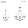 Livex Lighting Mirabella 3 - Light Chandelier in  Polished Chrome - 4 of 4