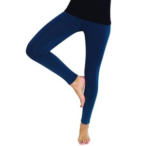 Memoi Women's Premium Fleece Lined Winter Footless Tights - 1 of 2