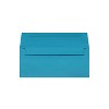 JAM Paper #10 Booklet Envelope 4 1/8" x 9 1/2" Blue 100/Pack (15861d) - 2 of 2