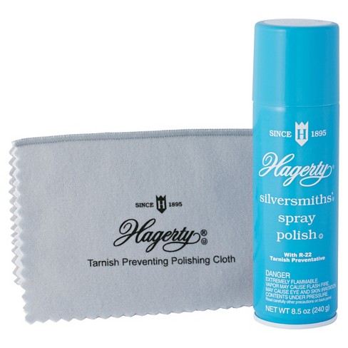 Hagerty Jewelry Polishing Cloth  removes tarnish from silver and gold