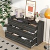 RISOKEYS Drawer Dresser Cabinet,Table Storage Cabinets,Flat out the corners of 6 Drawers,for Dining Room,Living Room,bedroom,Kitchen Hallway - 2 of 4