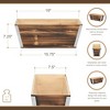 Cheung's Cavorn Tapered Rectangular Brown Planter - 2 of 4