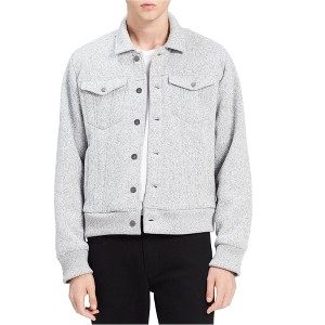 Calvin Klein Mens Bonded Fleece Trucker Jacket - 1 of 1