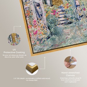 Art Remedy Golden Door Garden Impresionism Landscape Wall Art Framed - 1 of 4