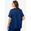 Comfort Choice Women's Plus Size Scoopneck Scrub Top - 3 of 4