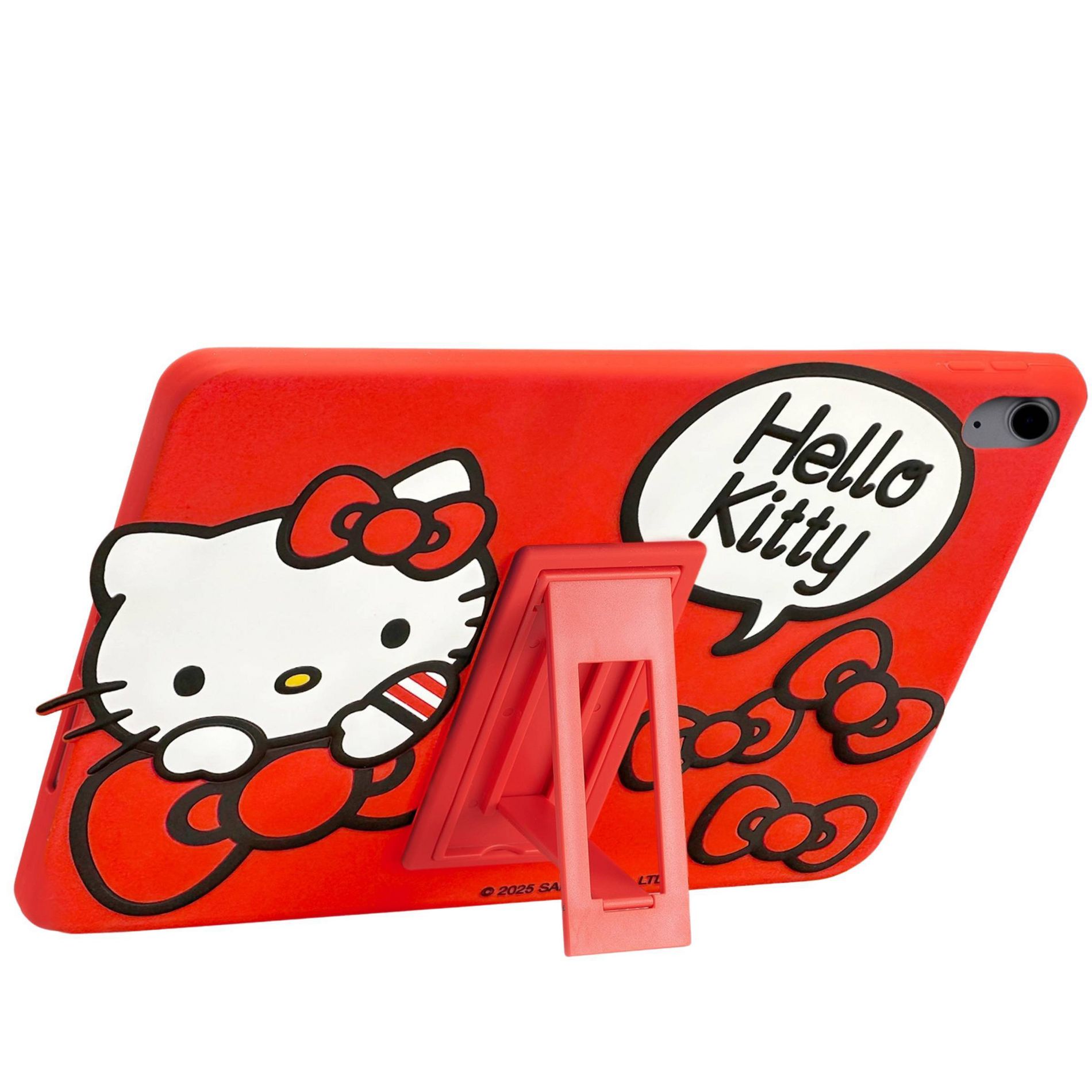 Komar Kids' Hello Kitty iPad (10th and 11th generation) Case with Stand - Red
