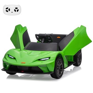 Kids Ride On Car, Licensed KTM 12V Electric Sports Car with Remote Control, Battery Powered Sports Car, Sound System - 1 of 4