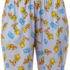 Looney Tunes Women's This Is How I Chill Tossed Tweety Bird Sleep Pajama Set Yellow - 4 of 4