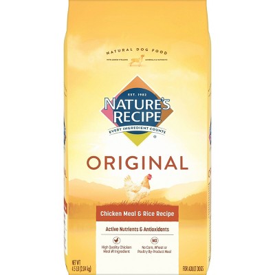 nature's recipe dog food lamb and rice