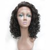 Synthetic Lace Front Kinky Curly Wig Natural Looking L Part Heat Resistant Daily Party Costume Full Head Hair for Women - 2 of 4