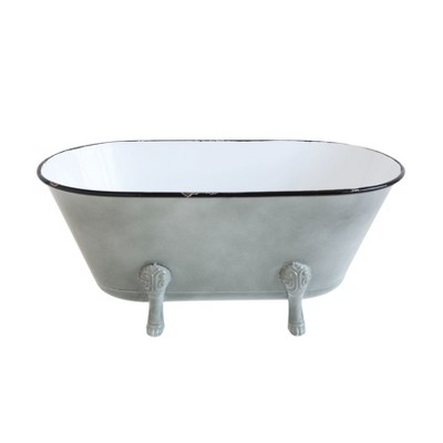 Decorative Container Footed Bathtub - Gray - 3R Studios