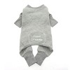 Sweet Dreams Thermal Dog Pajamas - Alloy Gray - 2 of 3