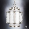 Urban Ambiance Luxury Art Deco Deco Pendant Light,  12.75"H x 8.75"W,  Brushed Nickel Finish, UHP2090 - 3 of 4