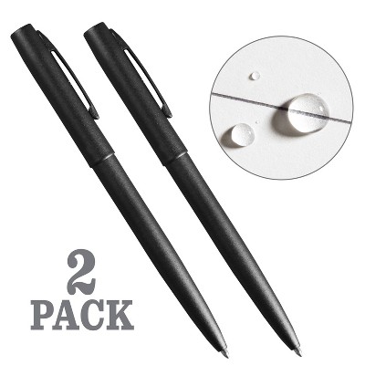 2pk Ballpoint Pens Metal Clicker Black Ink - Rite in the Rain