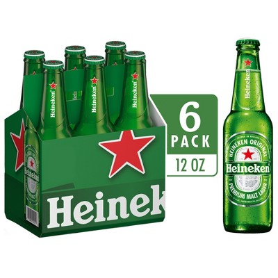 Heineken Lager 6 pack 12 oz. Bottle - Bottle Shop of Spring Lake