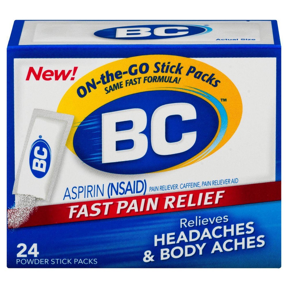 UPC 042037103729 product image for BC Aspirin Fast Pain Relief Powder Packets - Aspirin (NSAID) - 24ct | upcitemdb.com