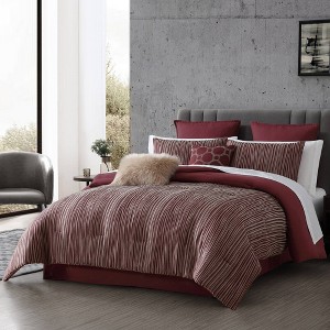 Hallmart Collectibles 12pc Nylah Jacquard Bedding Set - 1 of 4