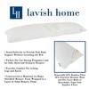 Memory Foam Body Pillow with Cover - Moisture Wicking Pillow for Pregnant Women and Side, Stomach, and Back Sleepers by Hastings Home (White) - 2 of 4