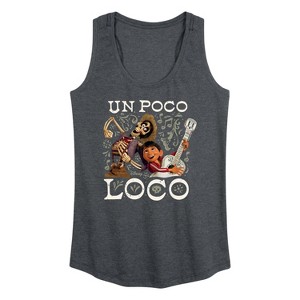 Women's - Coco - Un Poco Loco Graphic Racerback Tank - 1 of 4