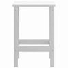 vidaXL Patio Adirondack Table, White 15"x15"x18.1" HDPE - 3 of 4