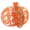Ganz 8.0 Inch Laser Cut Pumpkins Set/3 Leaves Sunflowers Gourd Acorn Pumpkin Sculptures - 2 of 4