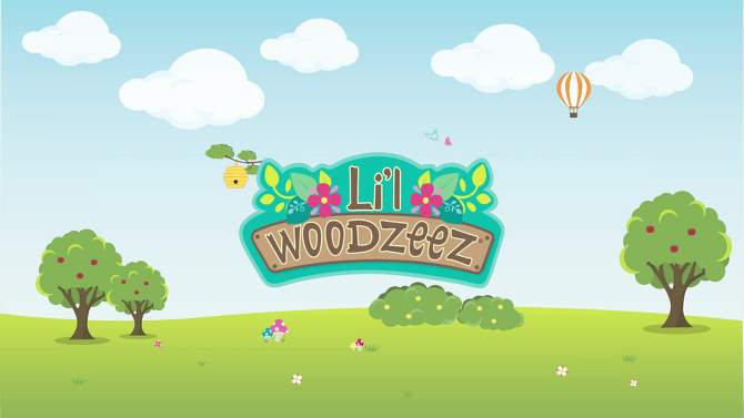 Li&#39;l Woodzeez Woofington Bulldog Family Miniature Animal Figurine Set, 2 of 6, play video