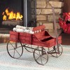 Collections Etc  Wagon Decorative Indoor / Outdoor Garden Backyard Planter - 3 of 4