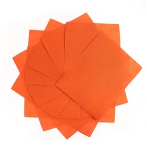 John Bead GoodFelt 100 Pieces Orange Felt Fabric Sheets for Beading Foundation, 8.5"x11" - 1 of 4
