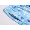 Ekouaer 3 PCS Capri Pajamas for Women Set Short Sleeve Pajama Sets Floral Pj Sets Soft Sleepwear with Pockets - 4 of 4