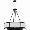 Crystorama Lighting Bryant 8 - Light Chandelier in  Black Forged - image 2 of 4