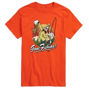 Men's - Disney - Goofy Gone Fishing Short Sleeve Graphic T-Shirt - 1 of 4
