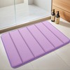 Unique Bargains 2Pcs Non Slip Absorbent Thick Soft Quick Dry Bathroom Bath Rugs - 2 of 4