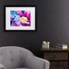 Trademark Fine Art - Deborah Broughton Flower Pink Daisy Dragonfly Matted Framed Art - 2 of 4